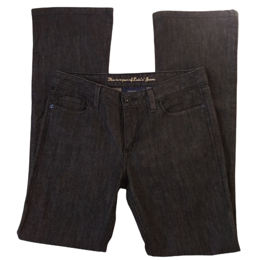 Levi's® Womens 553 Soft Black Midrise Bootcut Jean Size 8